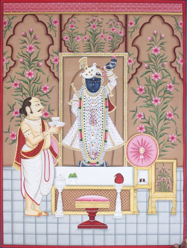 SHREENATH JI ARTI (Size - 36"x48" Inches)