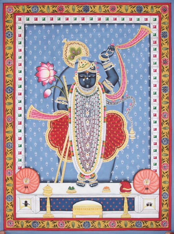 SHREENATH JI DARSHAN (Size - 18"x24" inches)