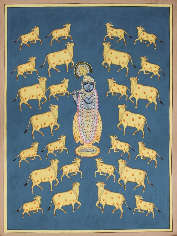 SHREENATH JI DARSHAN (Size - 18"x24" inches)