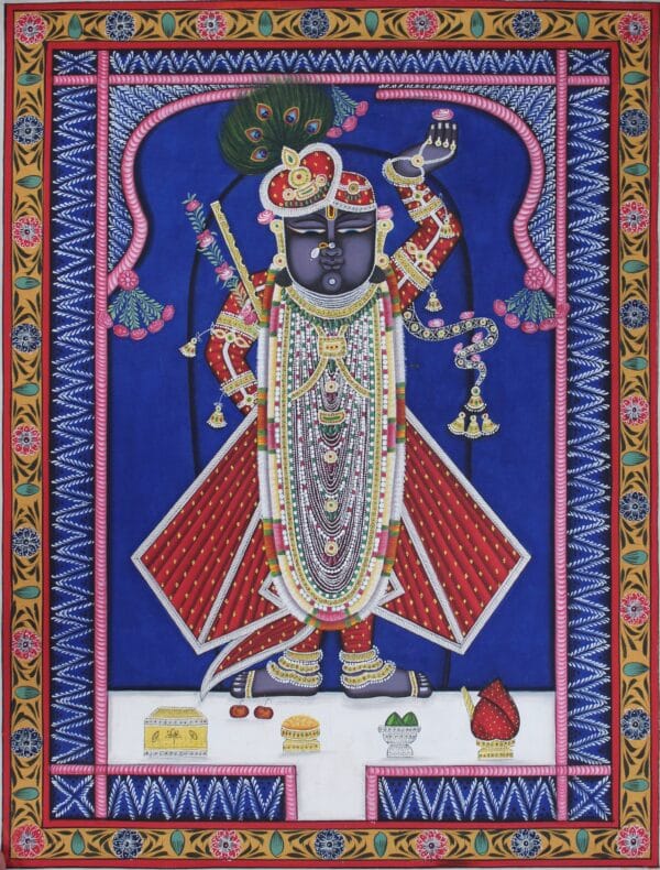 SHREENATH JI DARSHAN (Size - 18"x24" inches)