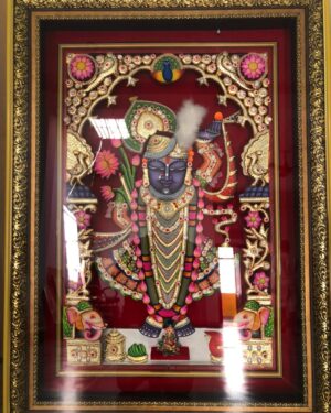 Shrinathji Rajbhog Swaroop - Pichhwai painting - Aditya - 02