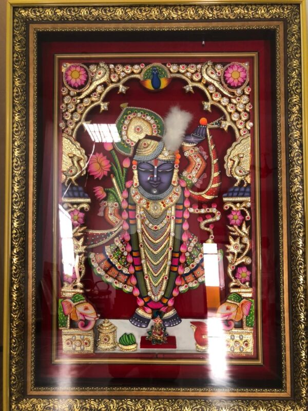 Shrinathji Rajbhog Swaroop - Pichhwai painting - Aditya - 02