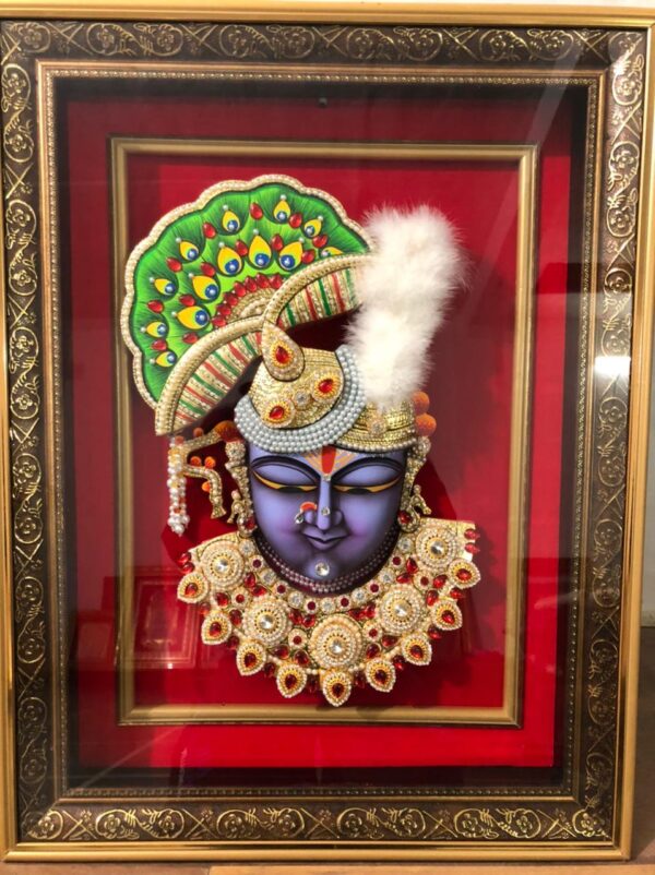 Shrinathji Chappan Bhog Darshan - Pichhwai painting - Aditya - 04