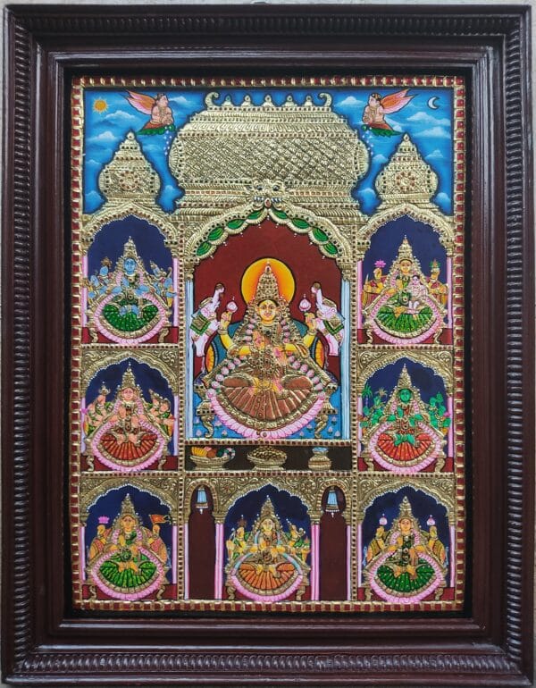 Tanjore Painting Ganesh Arumugam 04