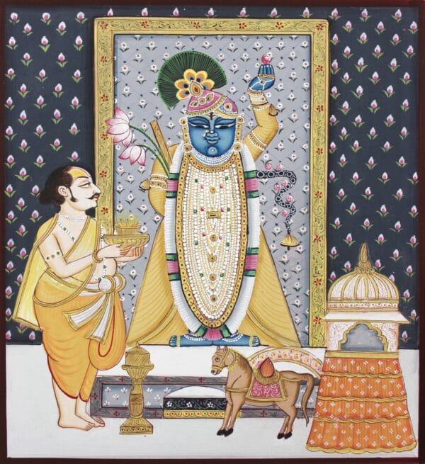 SHREENATH JI DARSHAN (6"x8" inches)