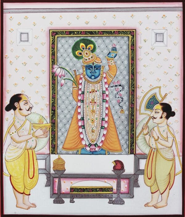 SHREENATH JI AARTI (6"X4" INCHES)