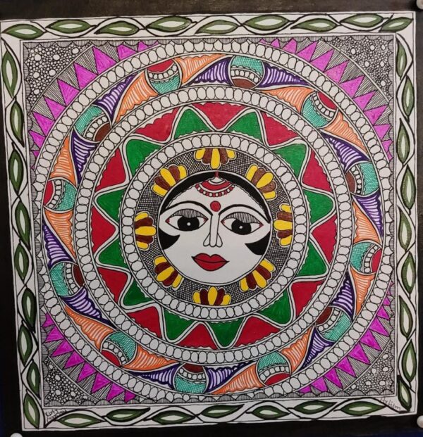 Madhubani Painting Kirty Manjari 5