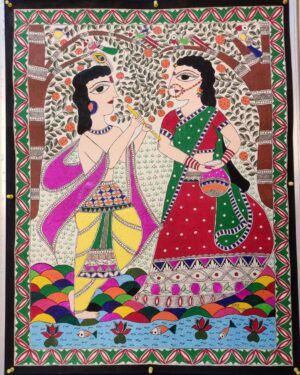 Madhubani Painting Kirty Manjari 4