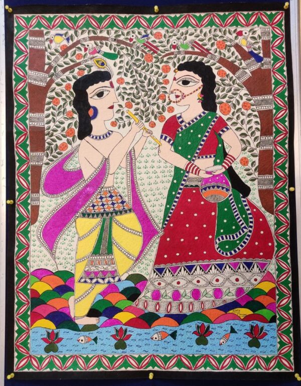 Madhubani Painting Kirty Manjari 4