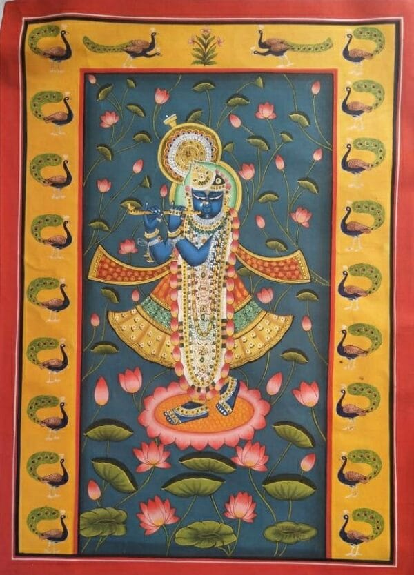 Srinath Ji #2 - Pichhwai painting (39 x 54 cms)