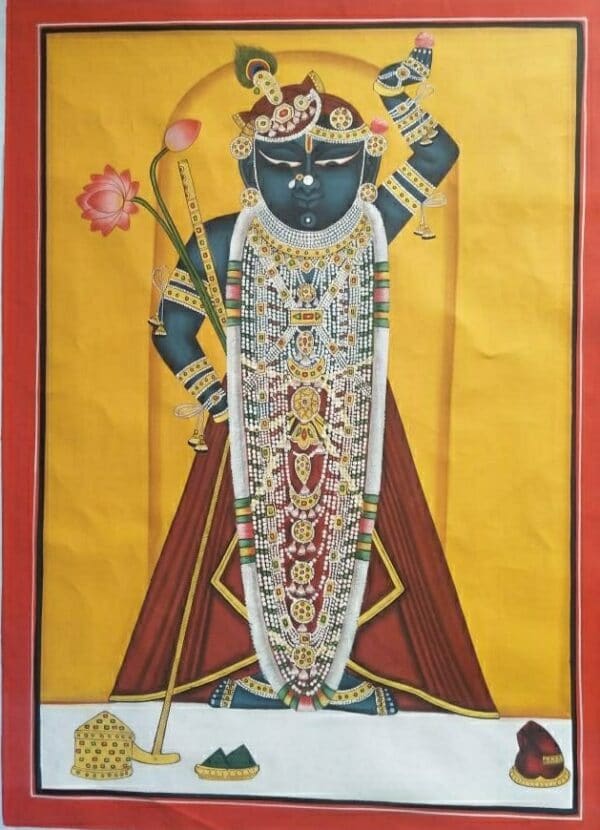 Srinath Ji #1 - Pichhwai painting (56 x 85 cms)