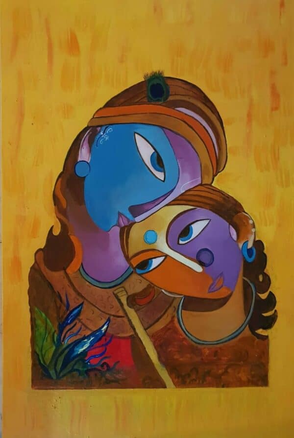 Radha Krishna - Indian art (20" x 30")