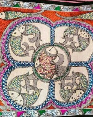 Madhubani painting - Bindi Priya - 05