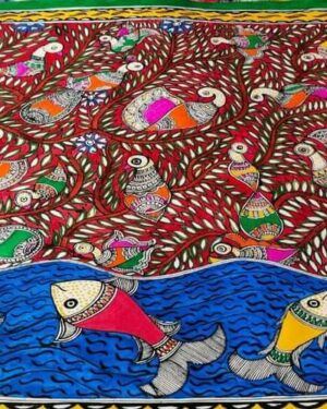 Madhubani painting - Bindi Priya - 07