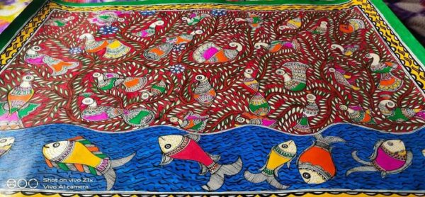 Madhubani painting - Bindi Priya - 07