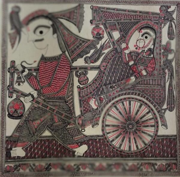 Madhubani painting - Chandra Bhushan - 14