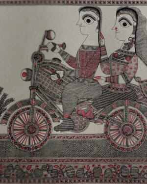 Madhubani painting - Chandra Bhushan - 16