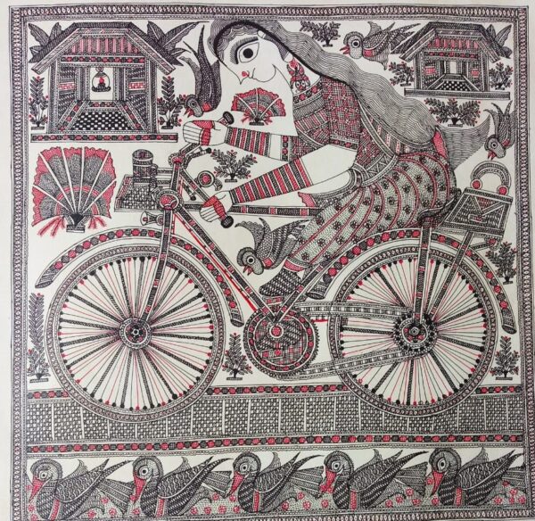 Madhubani painting - Chandra Bhushan - 23