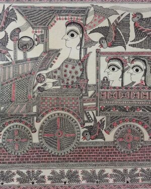 Madhubani painting - Chandra Bhushan - 25