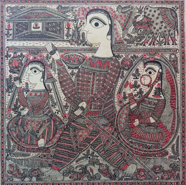 Madhubani painting - Chandra Bhushan - 30