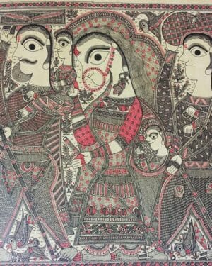 Madhubani painting - Chandra Bhushan - 31