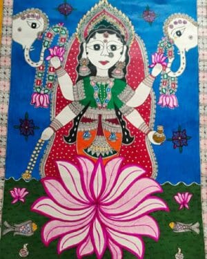 Madhubani painting - Shobha Sinha - 02