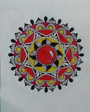 Mandala art Saptadeepa 05