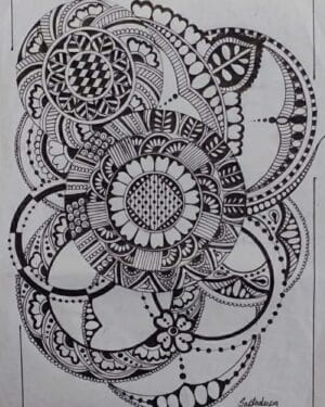 Mandala art Saptadeepa 03