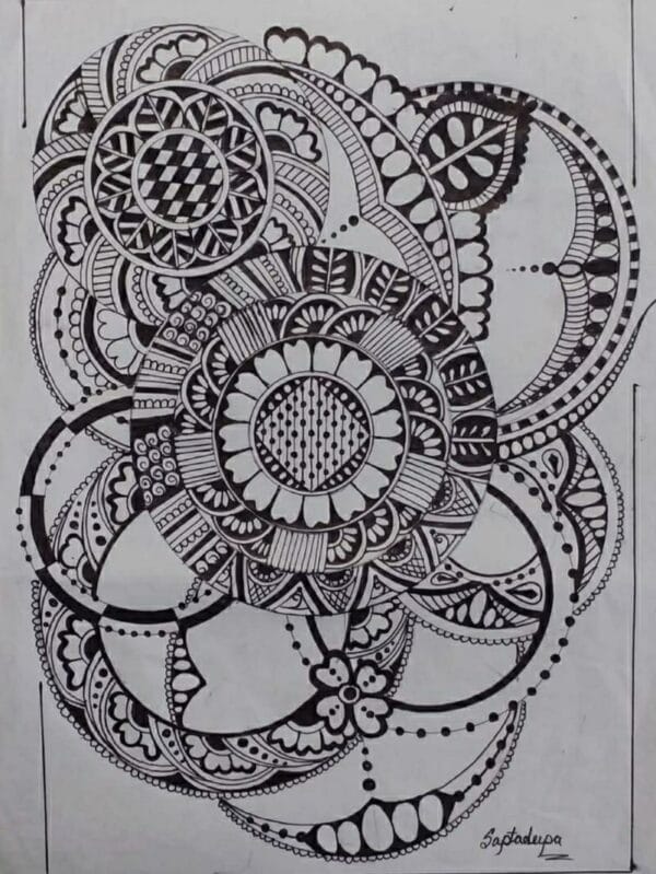 Mandala art Saptadeepa 03