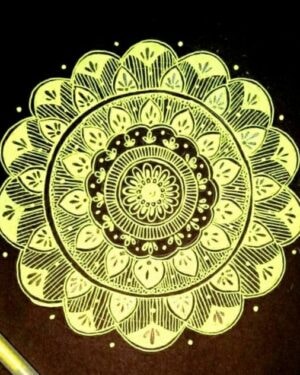 Mandala Art Nandani Solpankhi 04