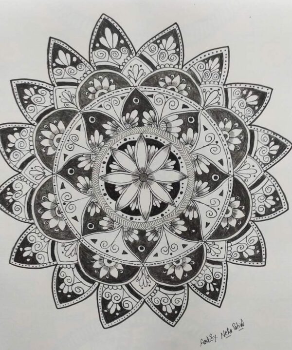 Mandala Art #6 (Size A4)