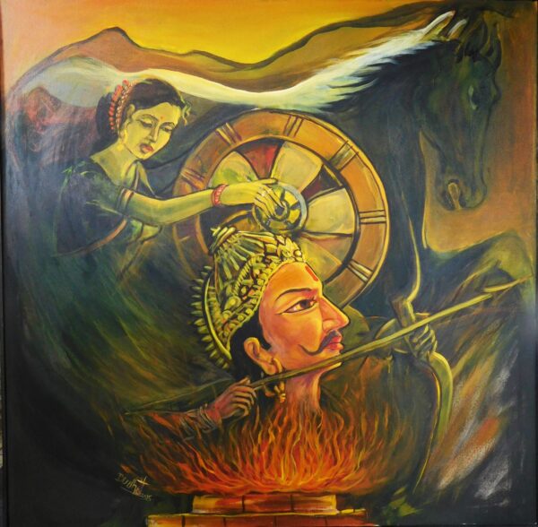 Dashrath Vachan - Indian Art (54" x 54")