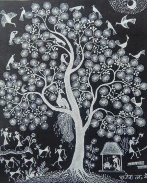 Warli painting Rajesh 06