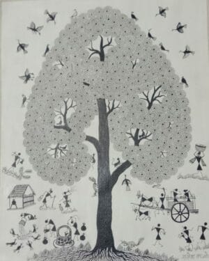 Warli painting Rajesh 01