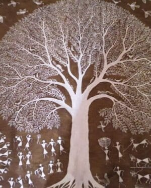 Warli painting - Chitya Laxman - 01