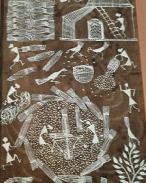 Warli painting - Chitya Laxman - 04