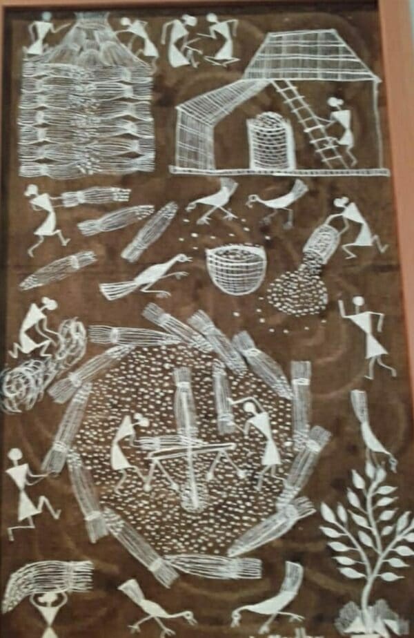 Warli painting - Chitya Laxman - 04