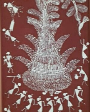 Warli painting - Chitya Laxman - 07