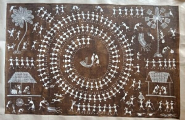 Warli painting Ganesh 03