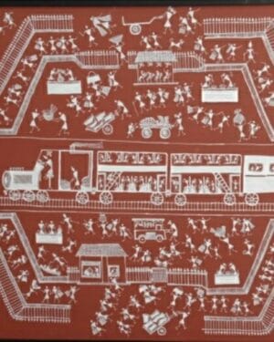 Warli painting Ganesh 05