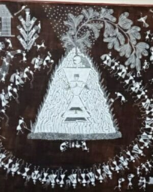 Warli painting Ganesh 06