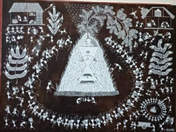 Warli painting Ganesh 06