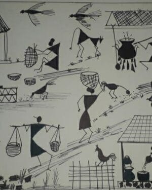 Warli painting Kala Ravikumar 04