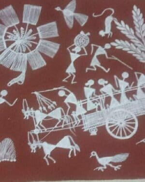 Warli painting Ni8esh Rajad 03