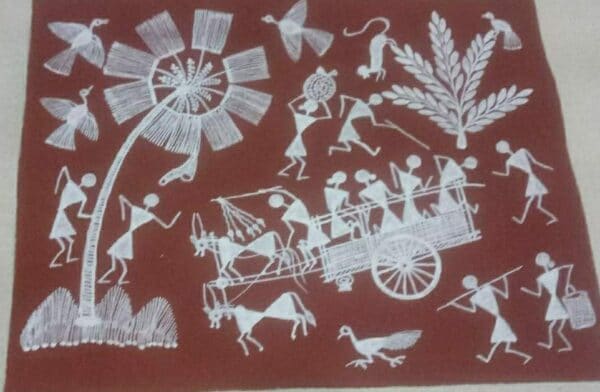 Warli painting Ni8esh Rajad 03