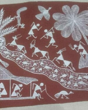 Warli painting Ni8esh Rajad 04