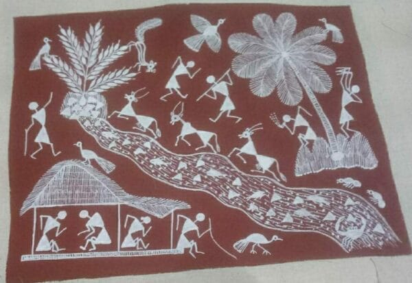 Warli painting Ni8esh Rajad 04