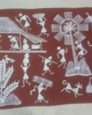 Warli painting Ni8esh Rajad 06