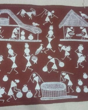 Warli painting Ni8esh Rajad 07