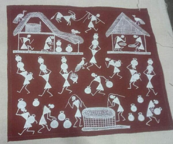 Warli painting Ni8esh Rajad 07